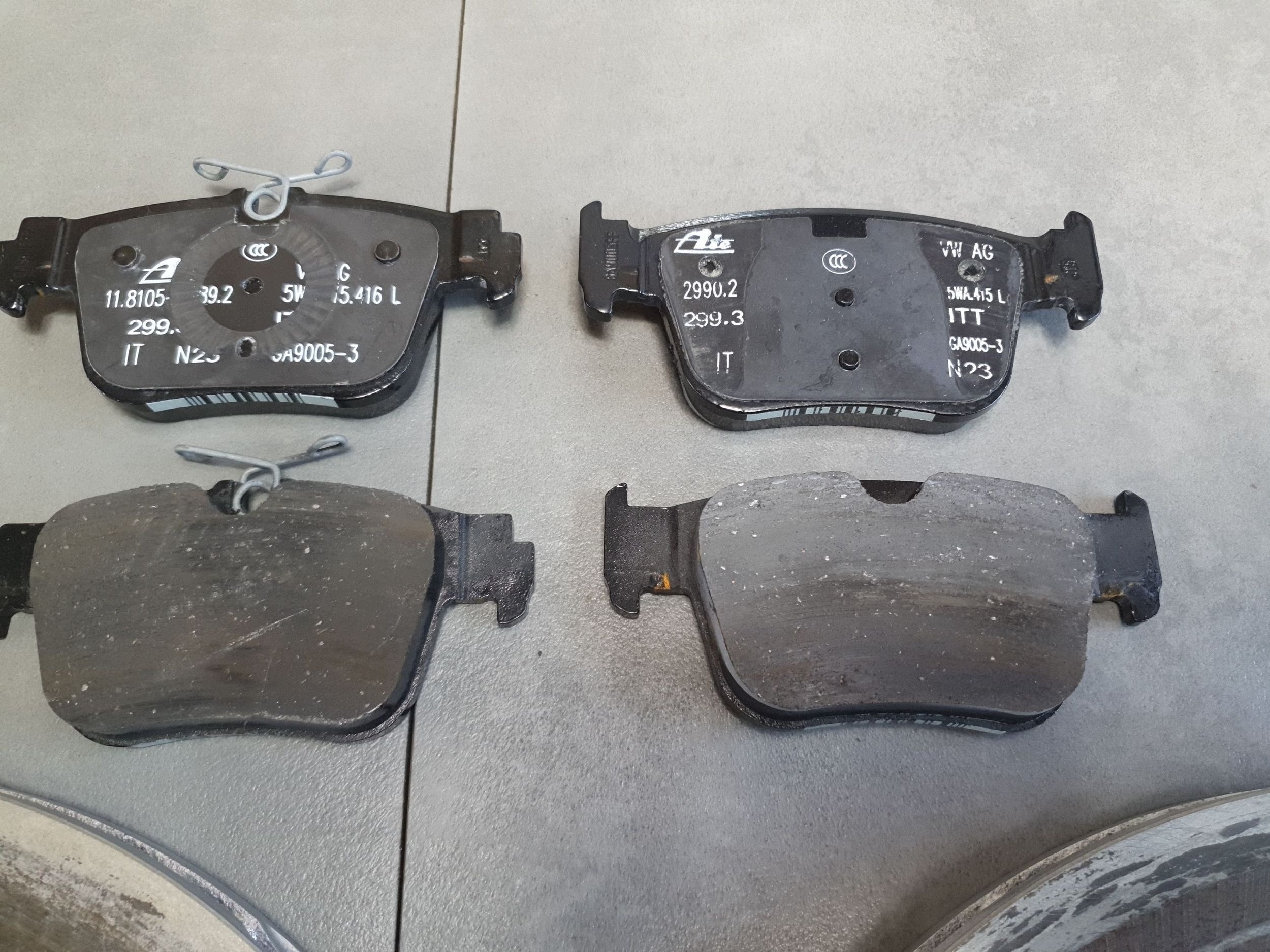 Cupra Leon IV KOMBI kotuče brzdové záď plotýnky 5Q0615601E 310mm