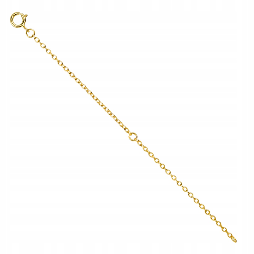 

Przedłużka do łańcuszka bransoletki 10cm Pozłacana