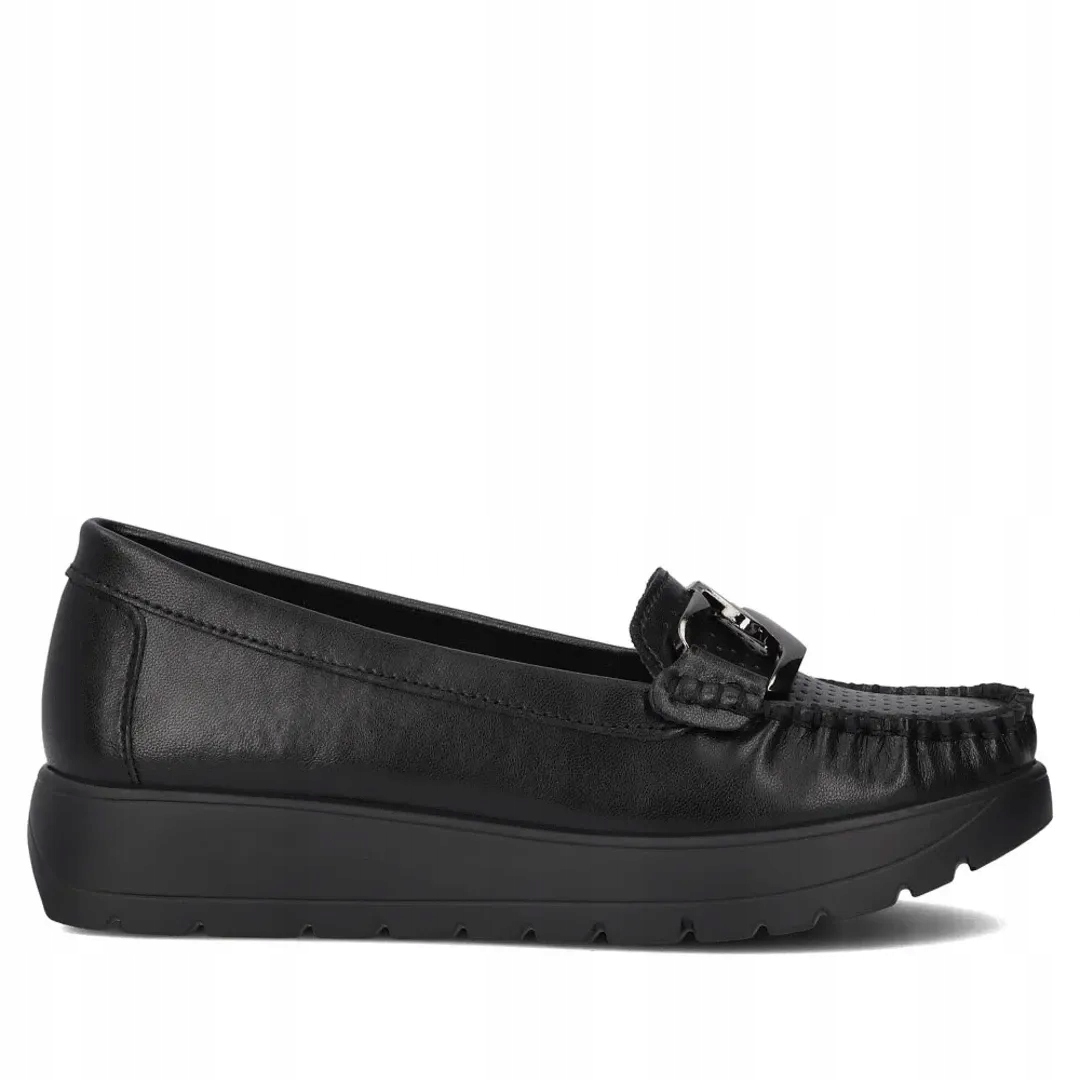 Mokasyny damskie Filippo DP6827/25 Bk czarne 41, Czarny