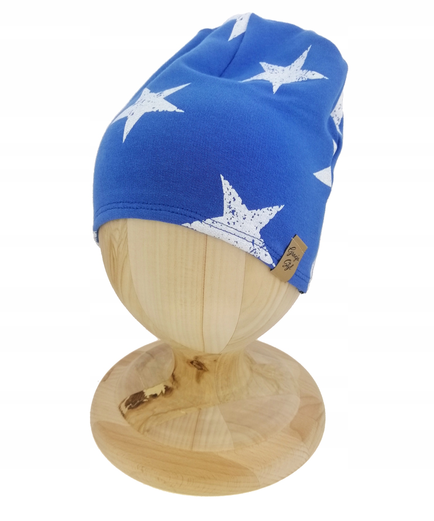 

Czapka smerfetka dziecięca na głowę obwód 52-55cm