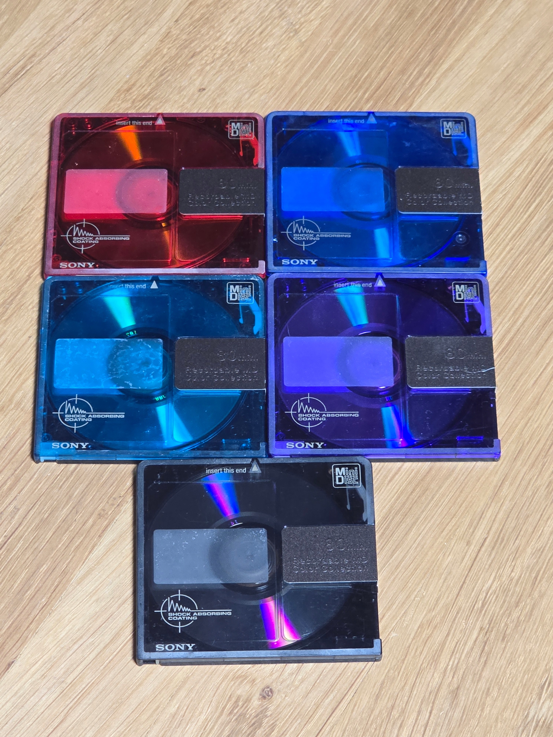 MiniDisc Sony COLOR COLLECTION 80 MIN • Opinie - Allegro