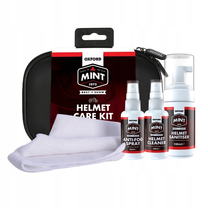 Zestaw do Czyszczenia Kasku i Wizjera Oxford Mint Helmet Care Kit