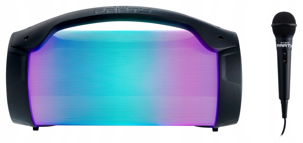 BigBen Partybtpro prenosný bezdrôtový reproduktor Bluetooth, Led osvetlenie