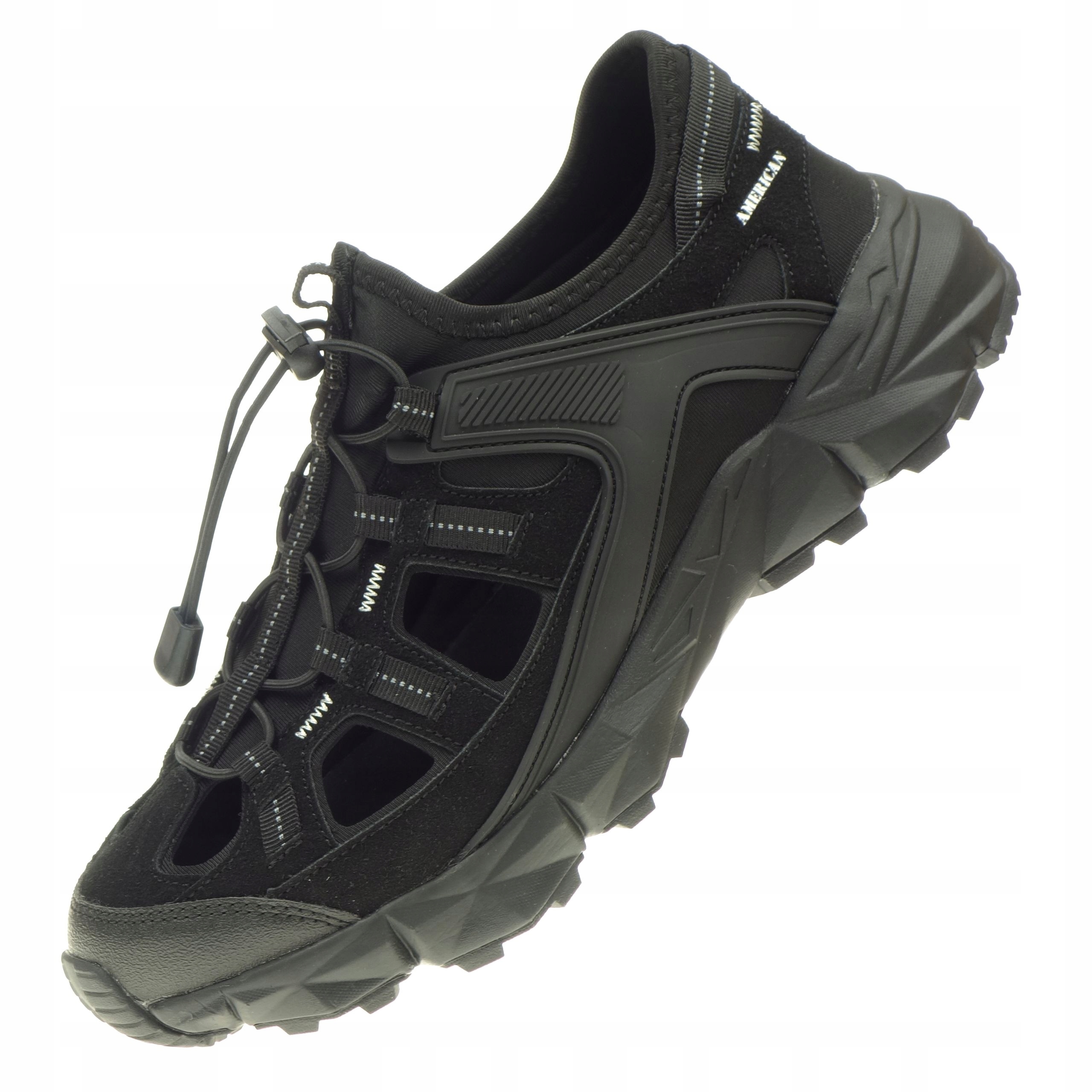 Sandały Męskie Kryte Trekkingowe American Buty Letnie Sportowe 46