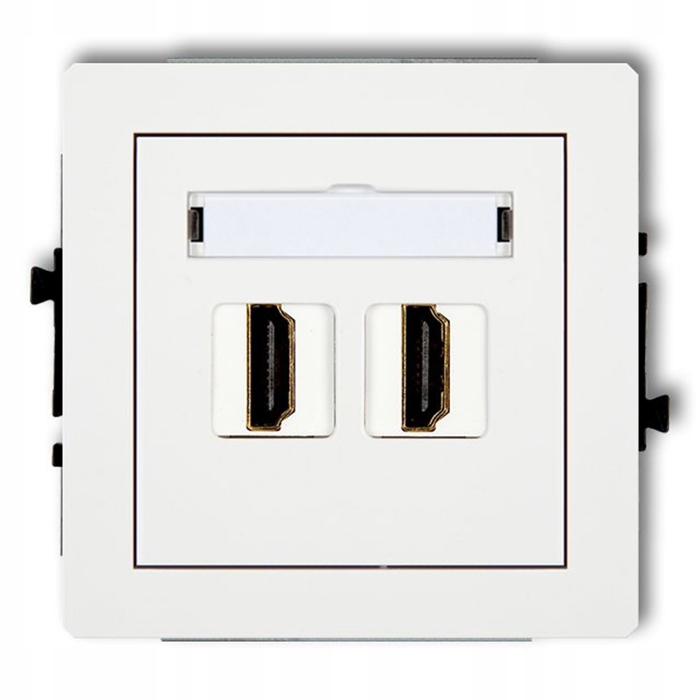 

Karlik Deco Gniazdo Hdmi Podwójne Białe DHDMI-2