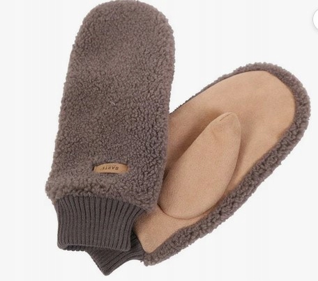 Dámské rukavice s kožíškem Barts Teddy Mitts, univerzální velikost