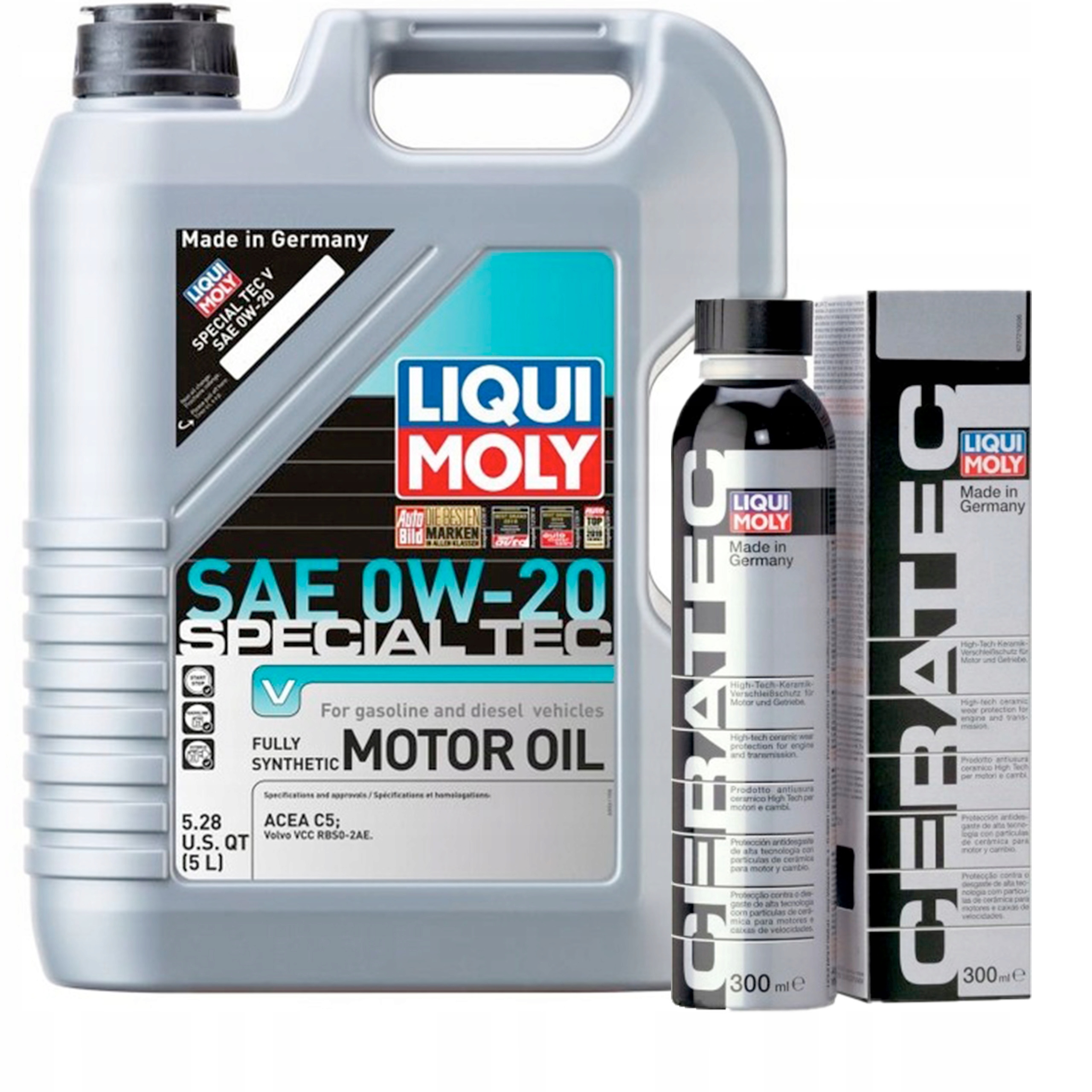 Liqui Moly LM20632 Olej V 0W-20 5L + Cera Tec