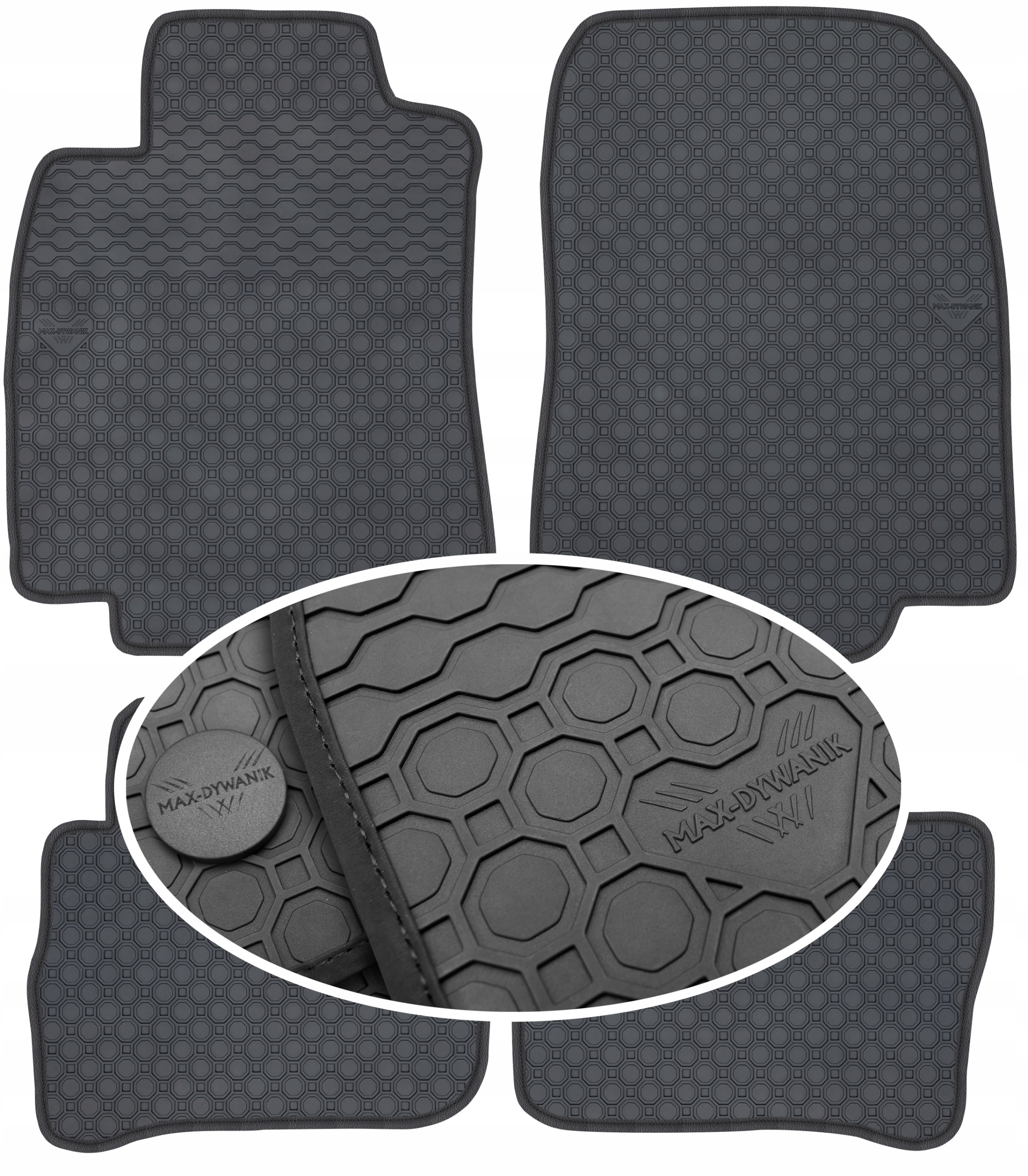 Nissan Tidda I 2007-2012 Gumový koberec PrimeLiner čierny