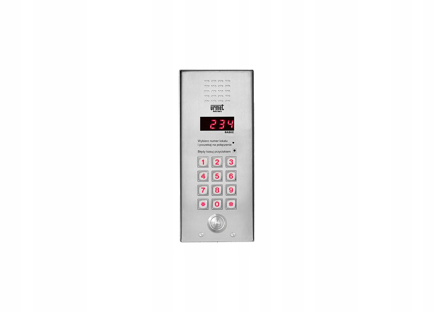 Panel Domofonowy Cyfrowy Basic Urmet 1062/1VD