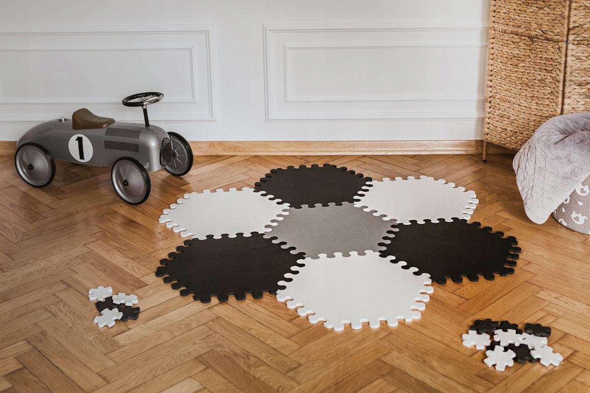 Mata edukacyjna dla dzieci puzzle 106x106 cm Płeć chłopcy dziewczynki