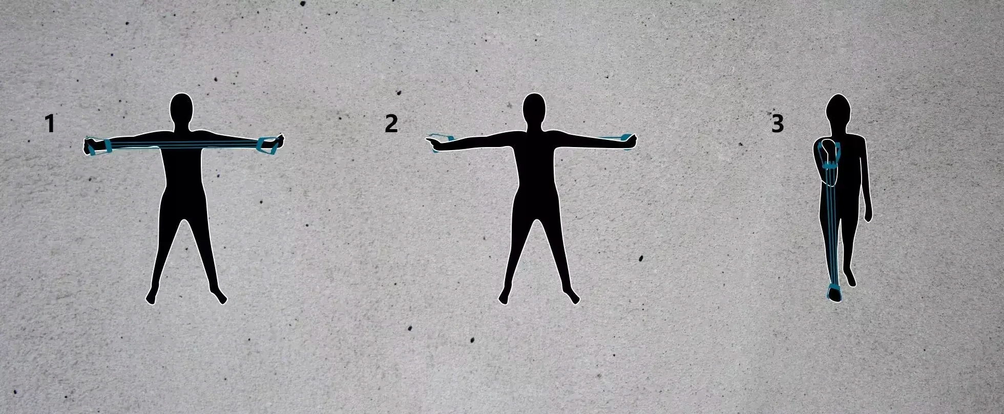 Ekspander gumowy do ćwiczeń fitness pilates regulowany AVENTO 8-24kg Liczba naciągów 3