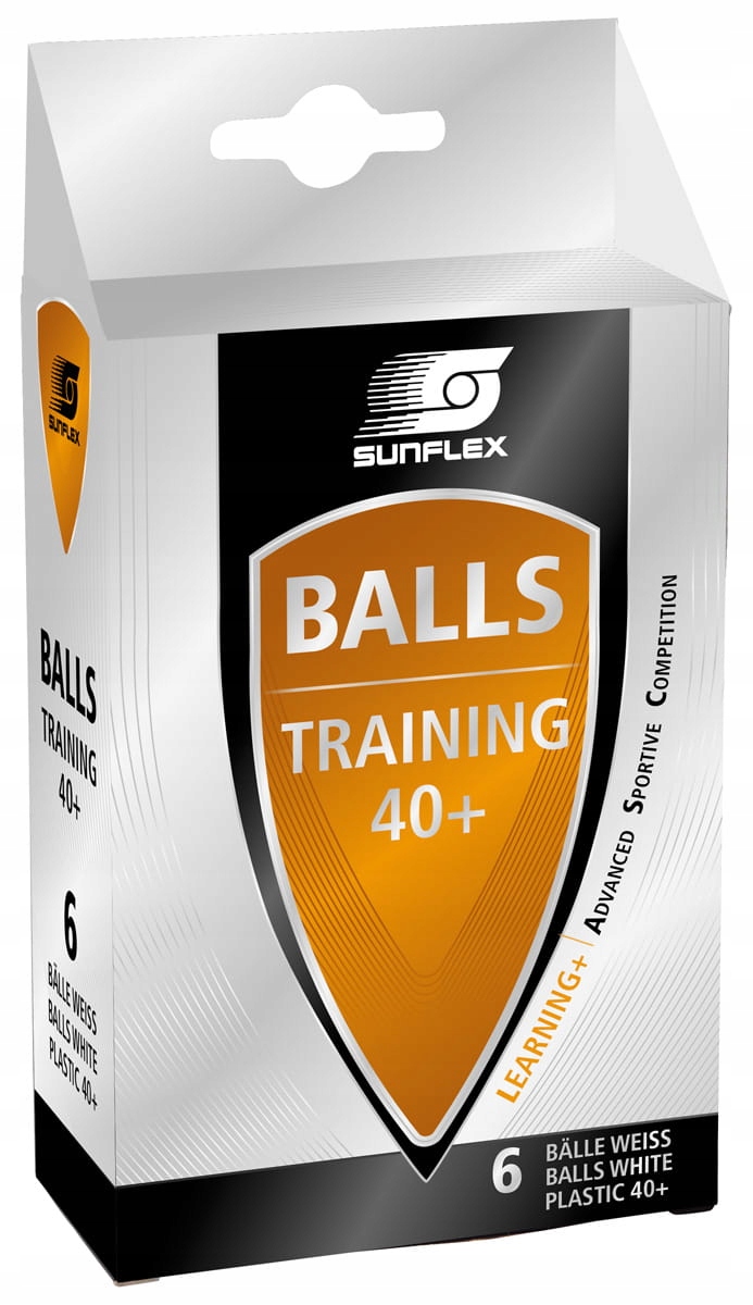 Piłeczki do tenisa stołowego Sunflex Training biał