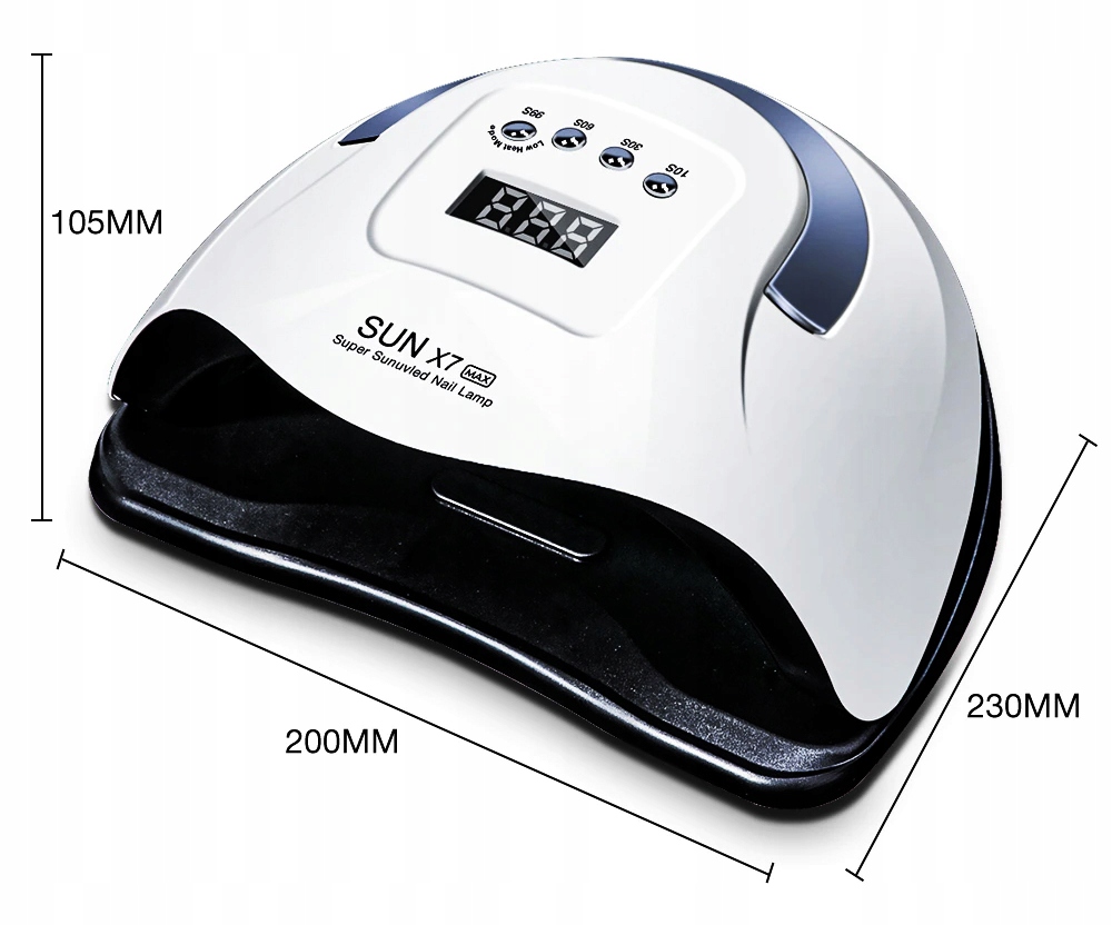 Lampa do paznokci Luminova MANICURE PEDICURE MOCNA Rodzaj LED+UV