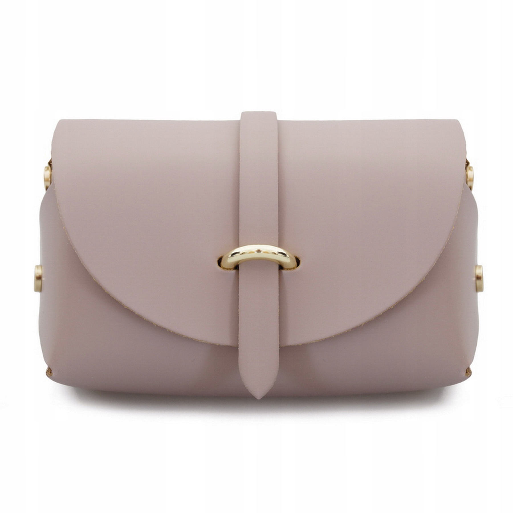 

Torebka skórzana listonoszka damska mini C.różowa