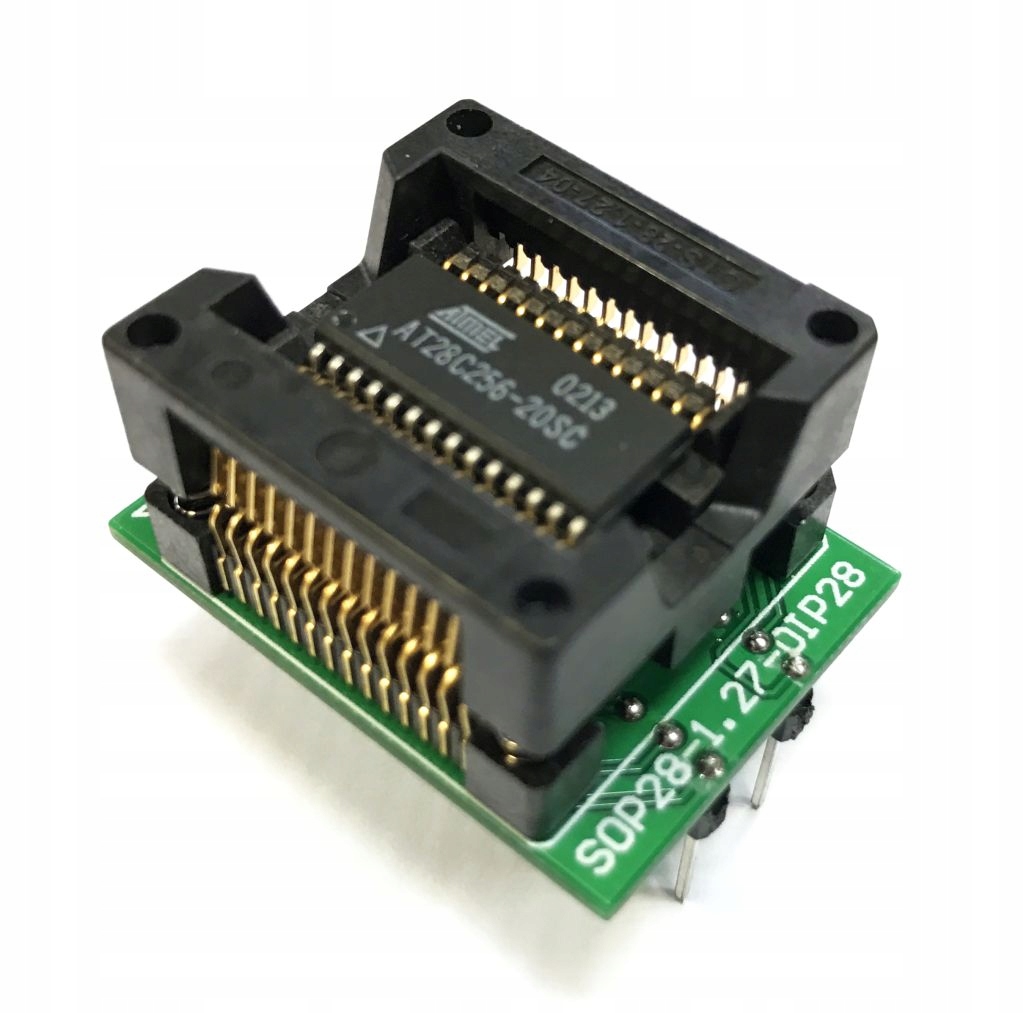 Adapter SOIC28 / SOP28 / SO28 (300mil)-PDIP28 ZIF Kod producenta 0649