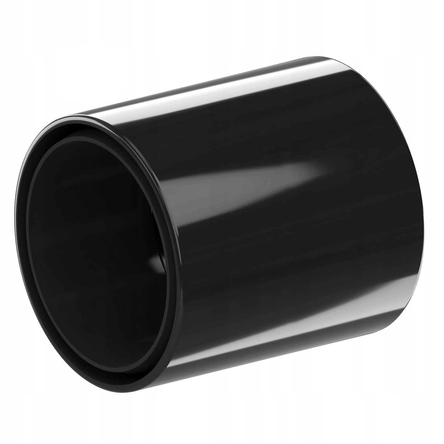 ZŁĄCZKA RURY KROP PCV fi 90 ral 9005 CZARNA