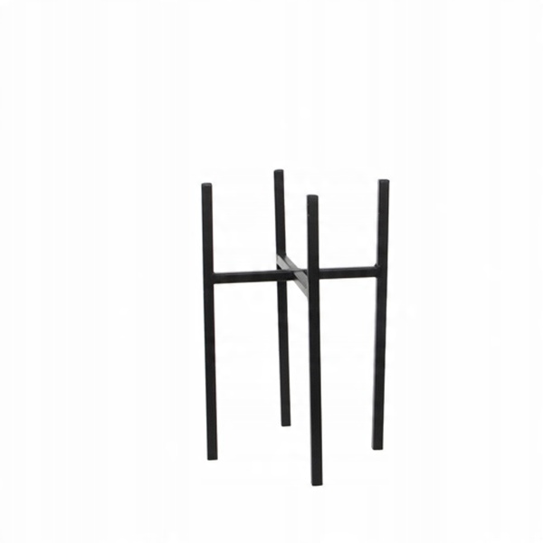 

czarny stojak metalowy kwietnik Ascot 23x23/35 cm