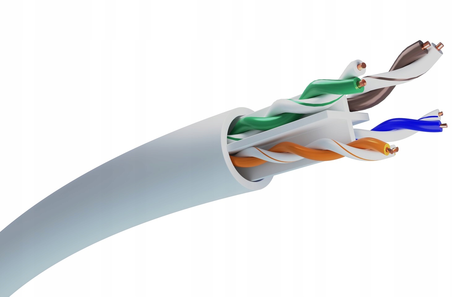 Extralink CAT6 Utp (u/ Utp) V2 Wewnętrzny Kabel sieciowy skrętka 305M