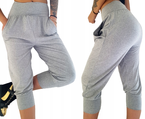 

Spodnie damskie alladynki haremki krótkie L