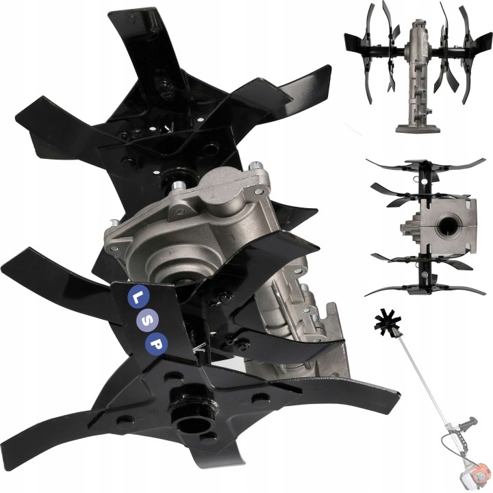 Glebogryzarka Przystawka Do Kosy Spalinowej 26MM 9 Zębów Kultywator Do Nac