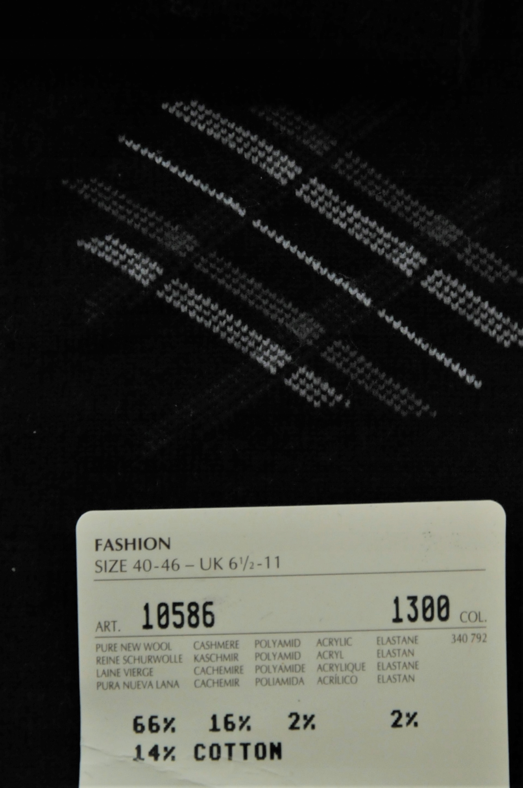 SKARPETY BURLINGTON WEŁNA KASZMIR CZARN 40-46 -60%