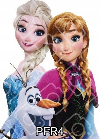 Opłatek na Tort KRAINA LODU FROZEN Dekoracja Wydruk Cukrowy 10x14cm Typ opłatek na tort