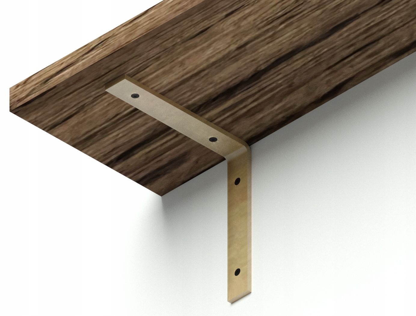 

Wspornik podpórka Półki Półek Półkę złoty 12,5cm