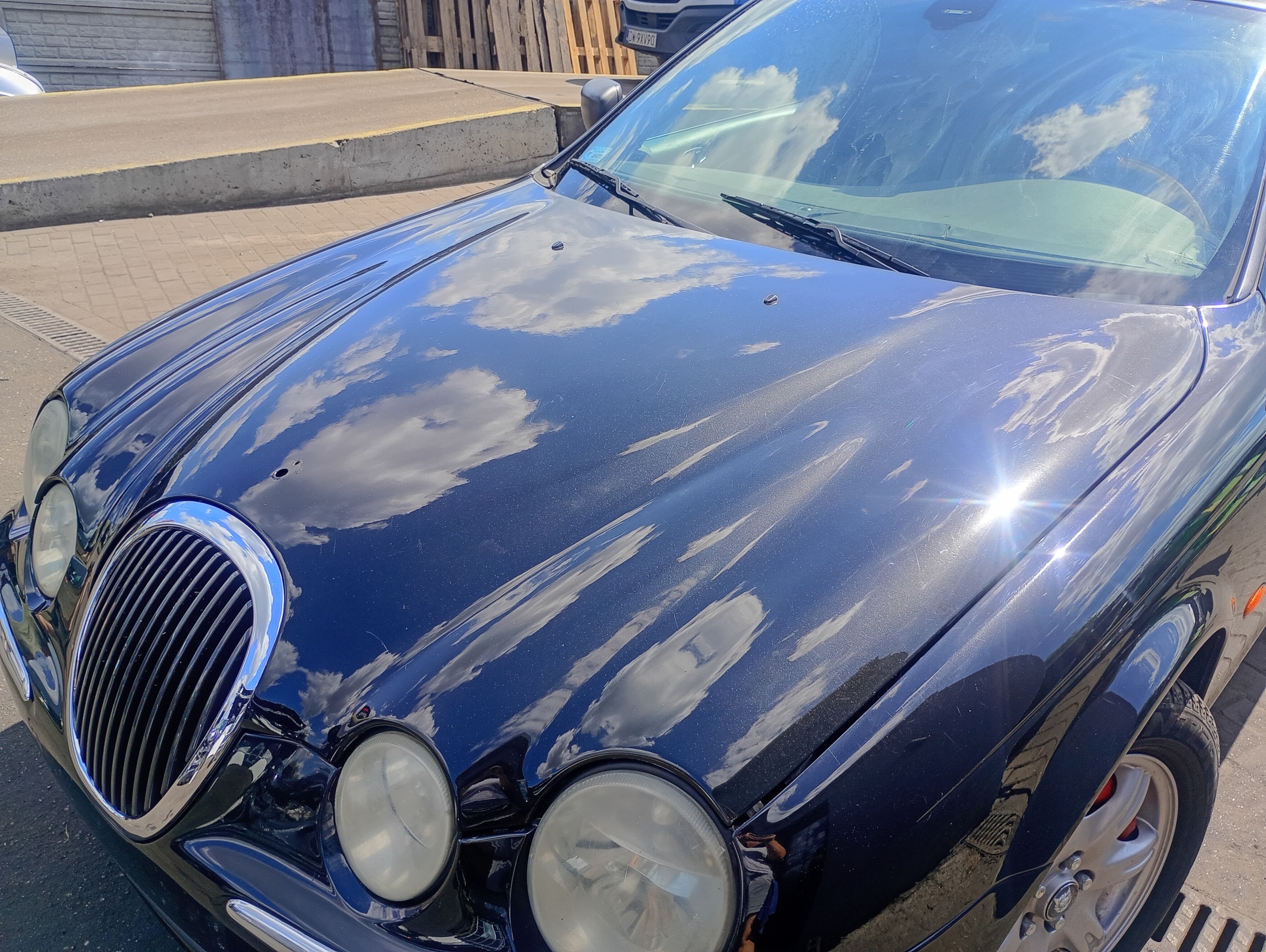 Cofano Jaguar S-Type 2 II 99-02 kod lakieru PED