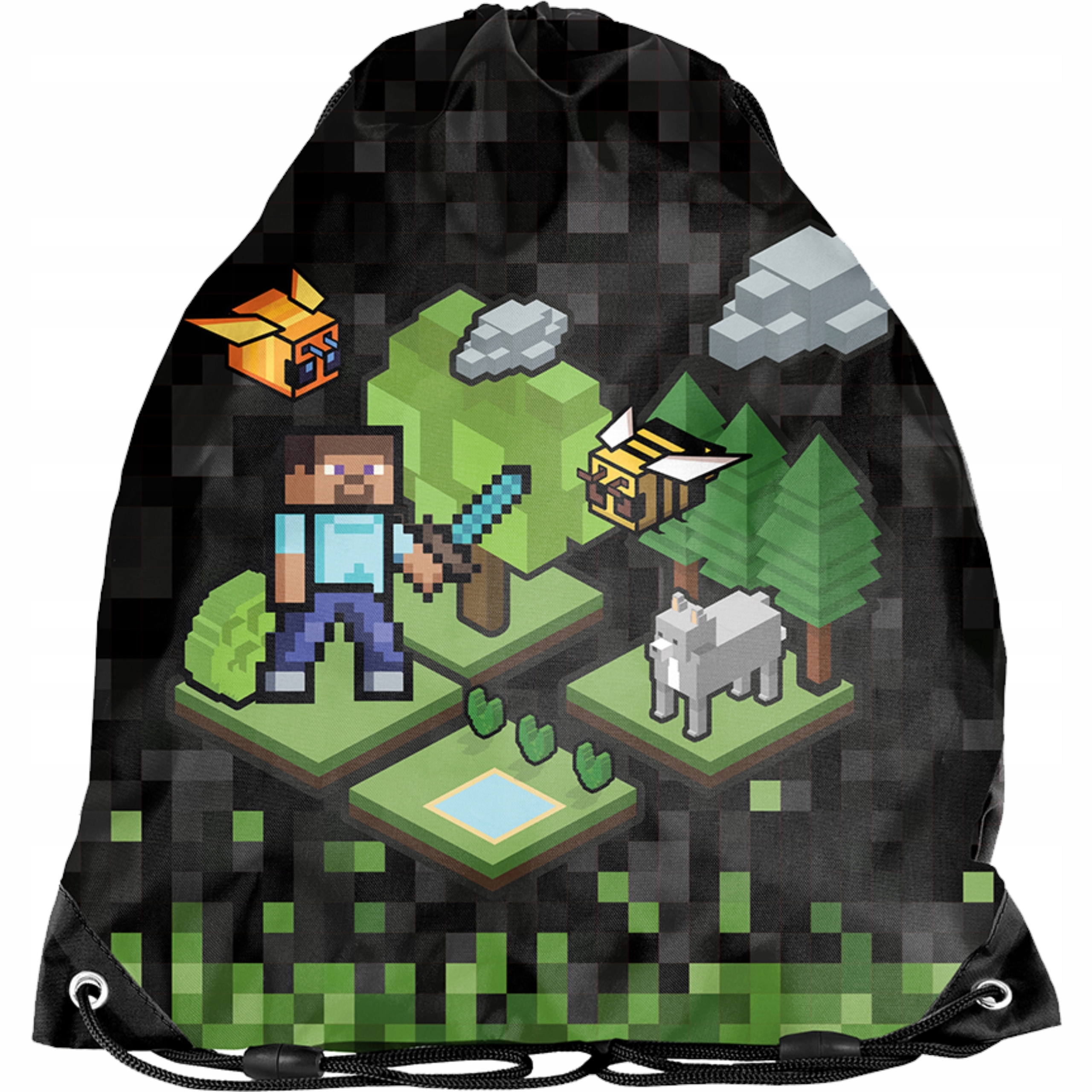 

Worek Piksele Na Buty Obuwie Kapcie Minecfaft Gra