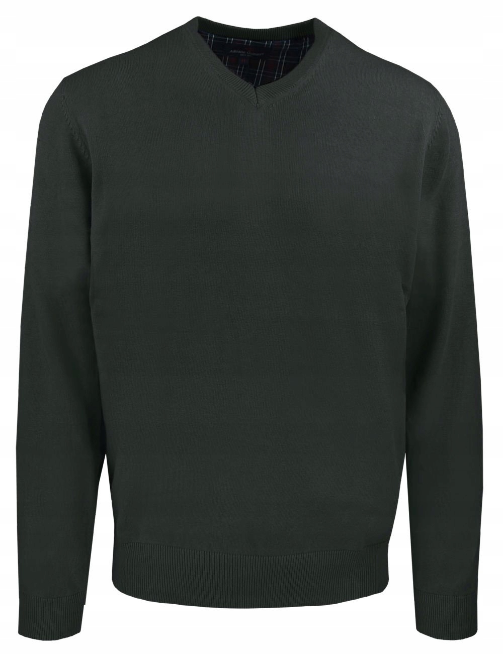 Pánský svetr se srdíčkem (V-neck) Adriano Guinari Tmavě Zeleň XL