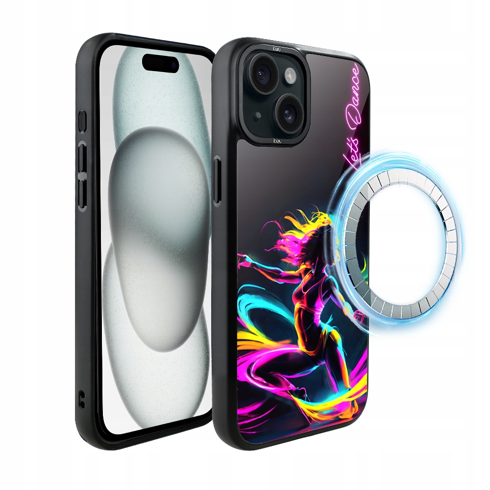 Pouzdro pro iPhone 15 Ibizu DropGuard Matt s MagSafe, taneční rytmus