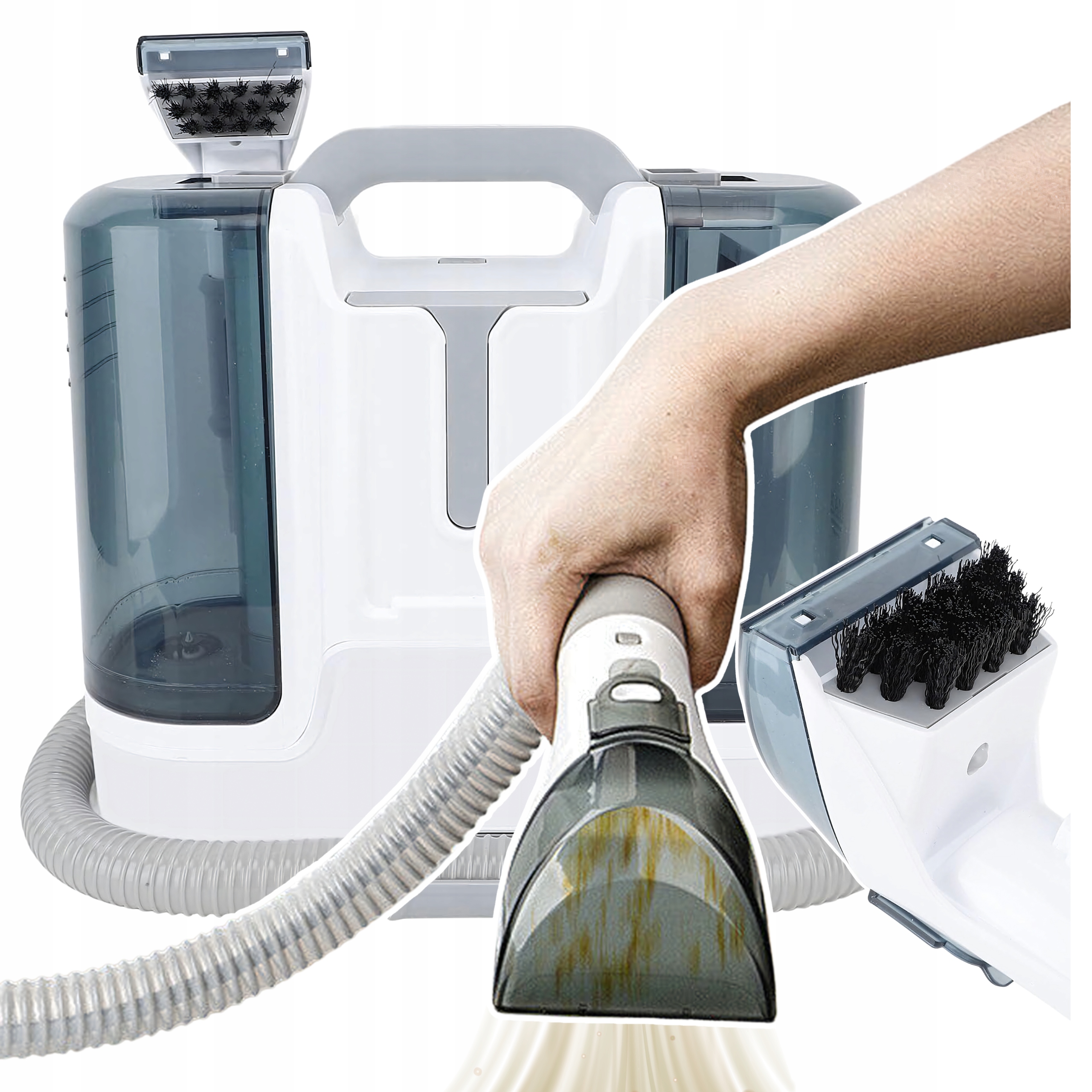 Vysavač pro čištění koberců, přenosný, 450 W, 11 Kpa