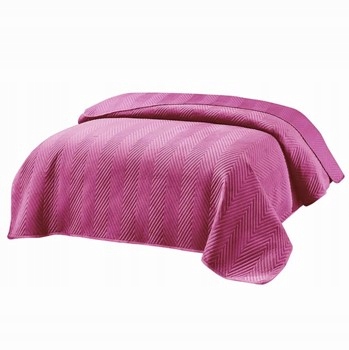 Přehoz 200x220 růžový prošívaný elegantní milý Nnw 2726