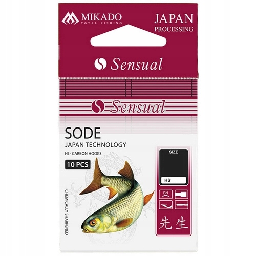 Haczyki Mikado Sensual Sode #12 10 szt. Gold HS10004-12G