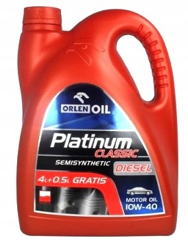 

Olej Orlen Platinum Classic Diesel 10w40 4,5L