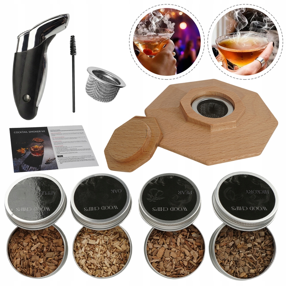 Sada Na Uzení Whisky Smoker 4 Aromata Dárek Pro Muže