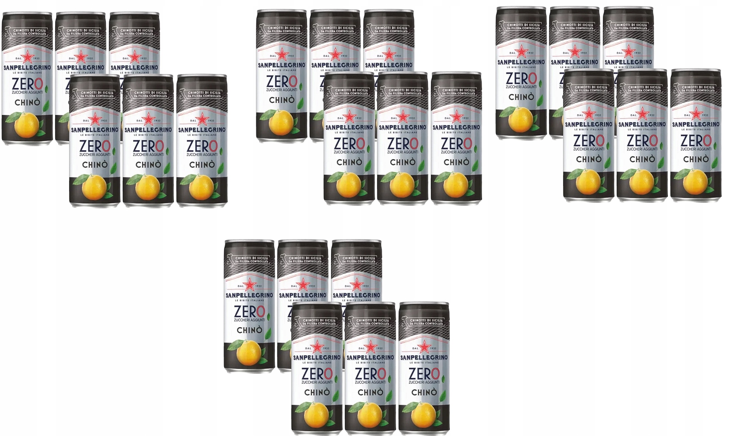 Levně San Pellegrino CHINo Zero 330 ML bez cukru plechovka svařák bez kauce