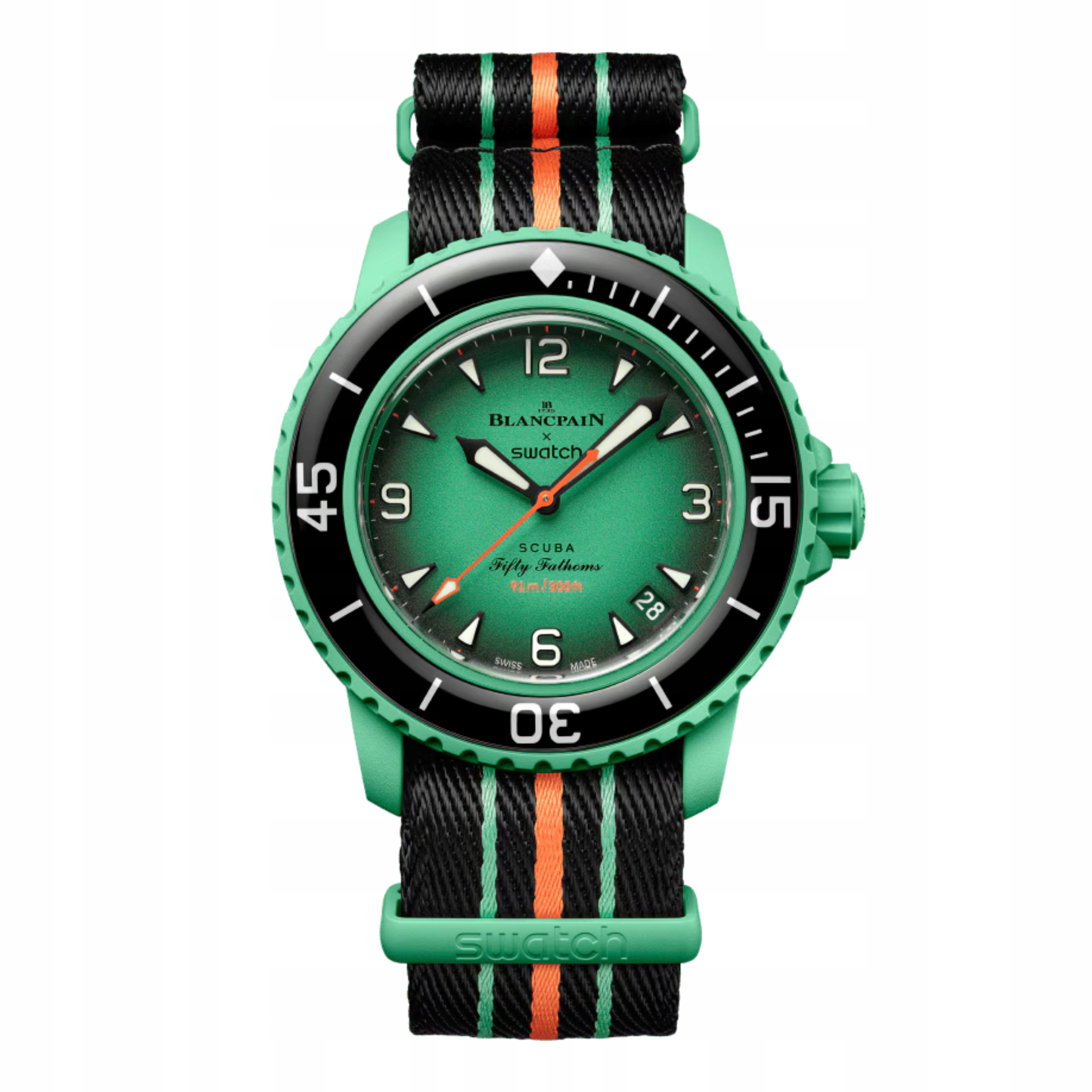 Blancpain x Swatch Scuba Fifty Fathoms Indian Ocean SO35I100 Nové