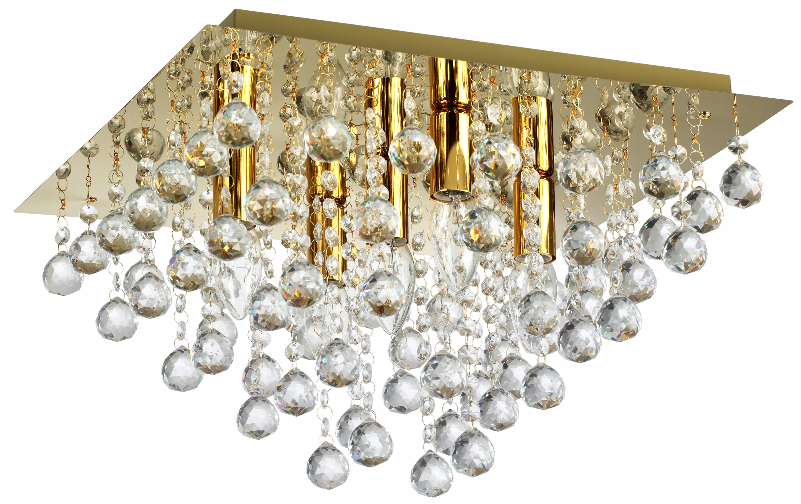 Lancaster crystal stropné svietidlo 5 plameňový zlatý 62780