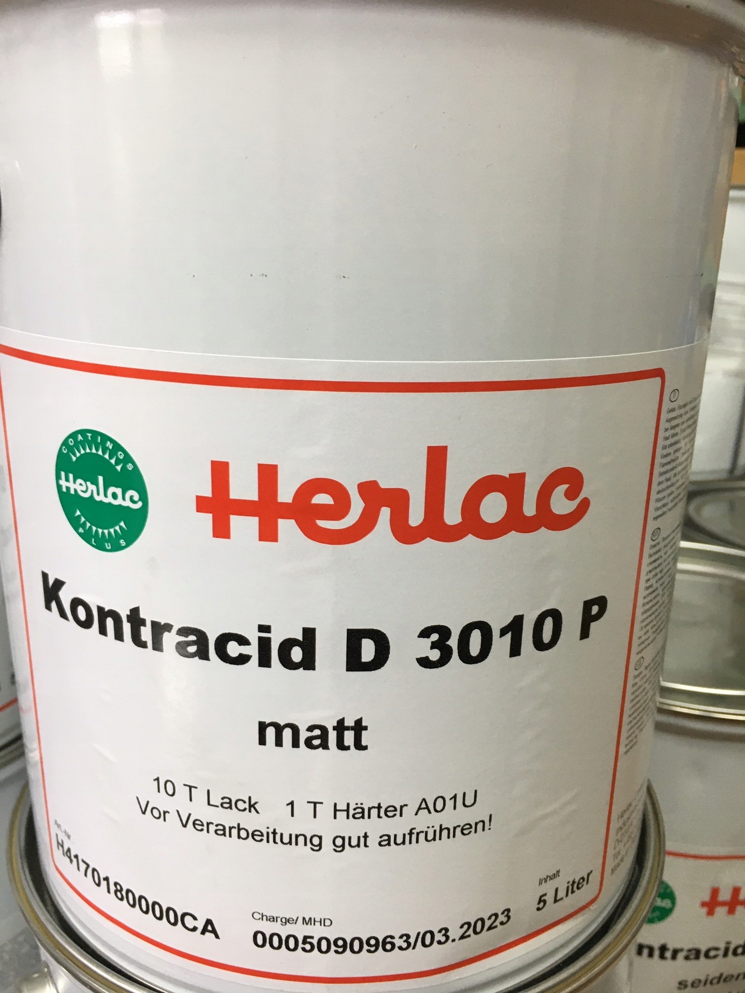 Lakier herlac Pu bezbarwny G30 półmatowy do parkietów , schodów zestaw 5L