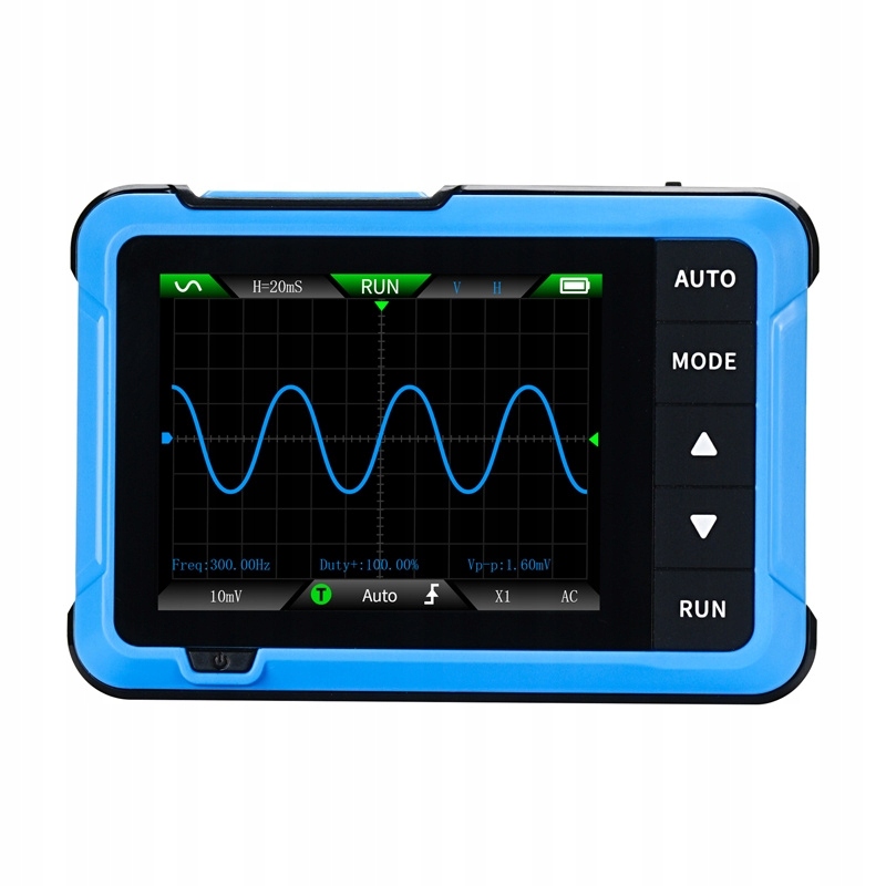 Přenosný mini osciloskop 2v1 Fnirsi DSO510 generátor signálů