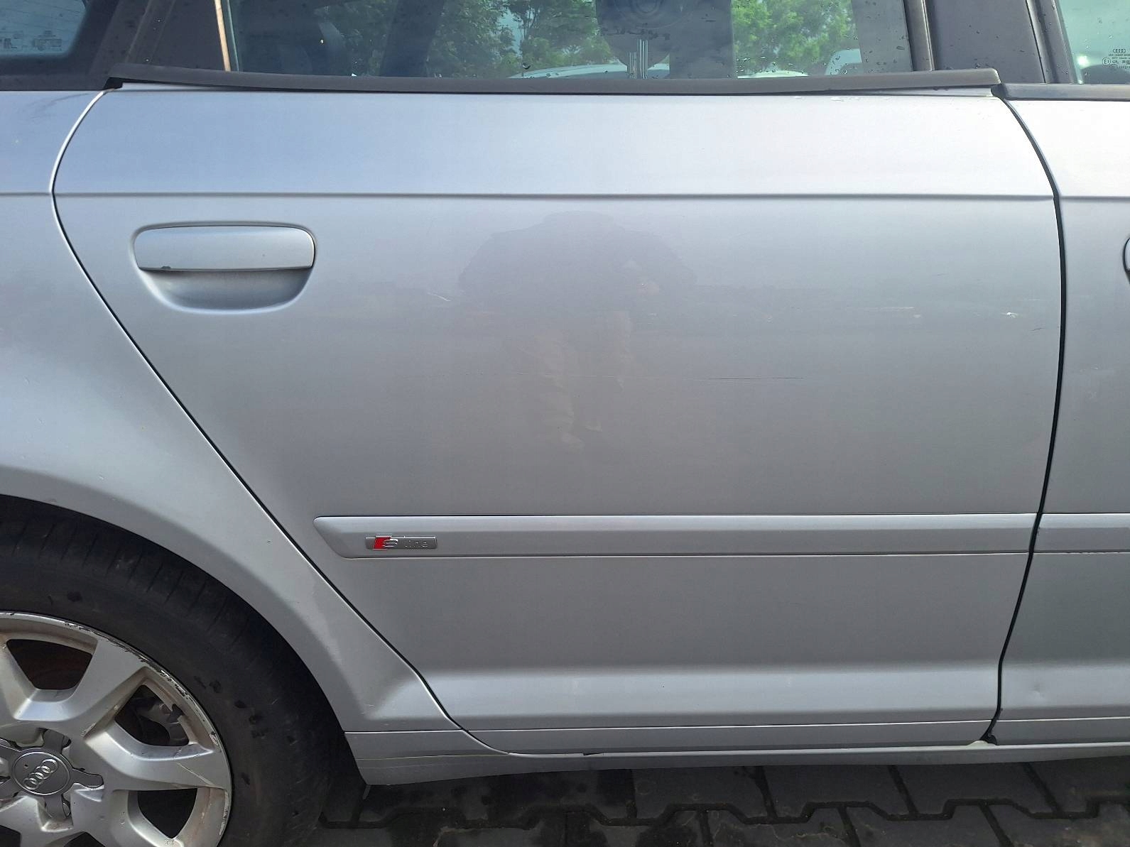 door complete right rear part AUDI A3 8P LY7W