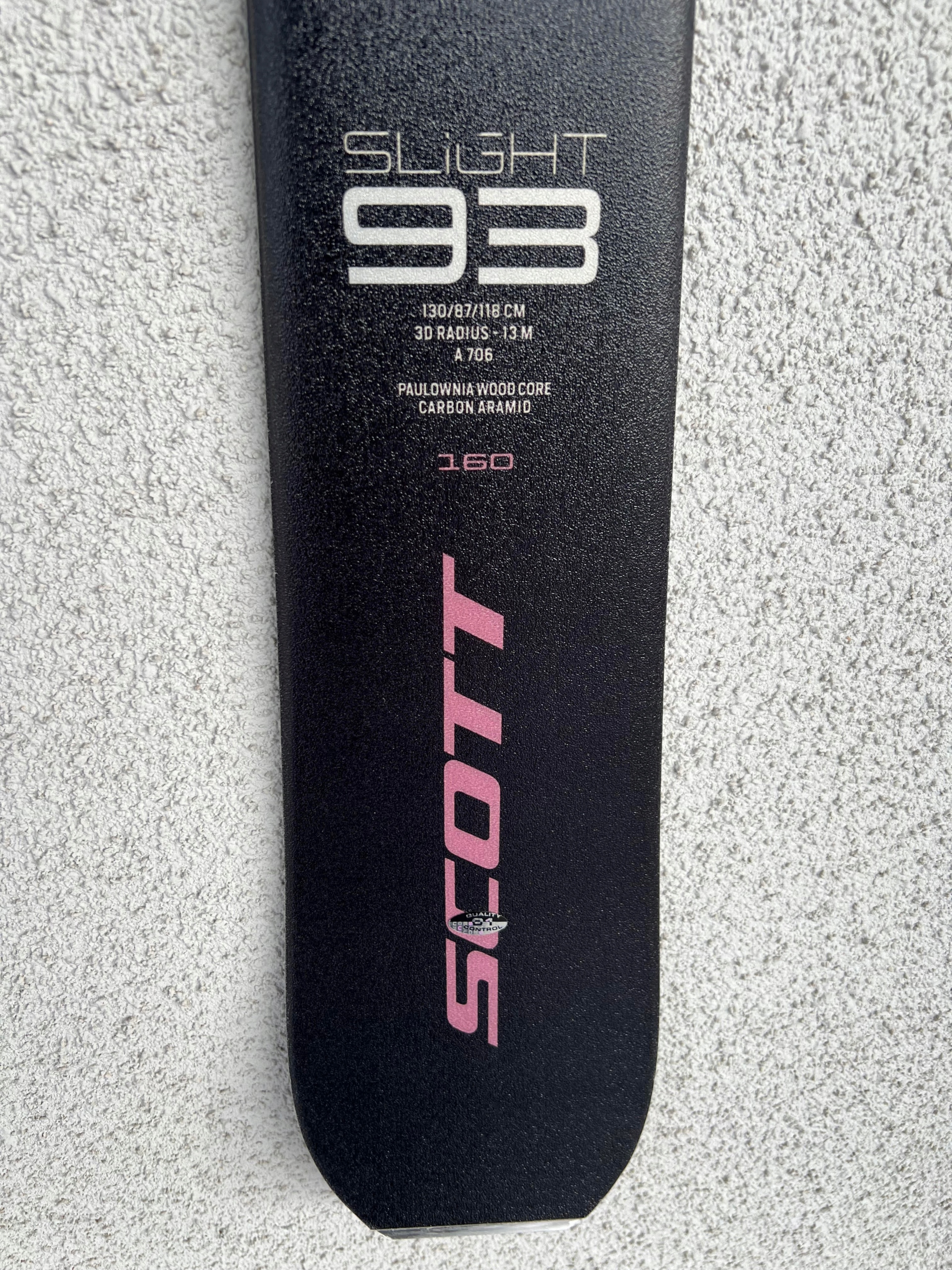 NARTY crossover Scott Slight 93 87 cm 160 cm Model S ight 93