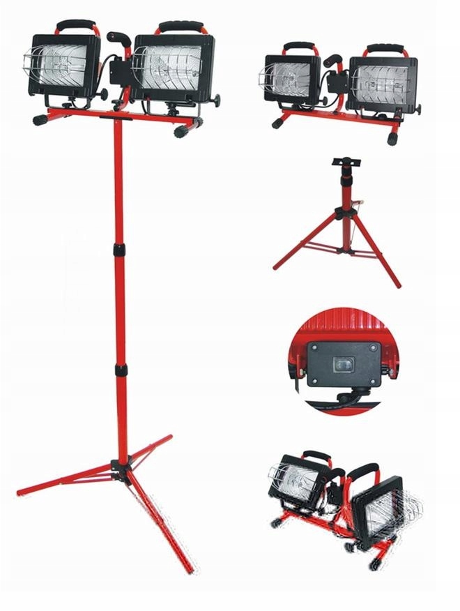 Двойная галогенная лампа штатив 2x500w Proline