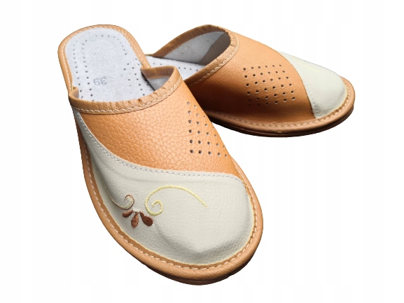 

Pantofle klapki damskie skórzane 36-41