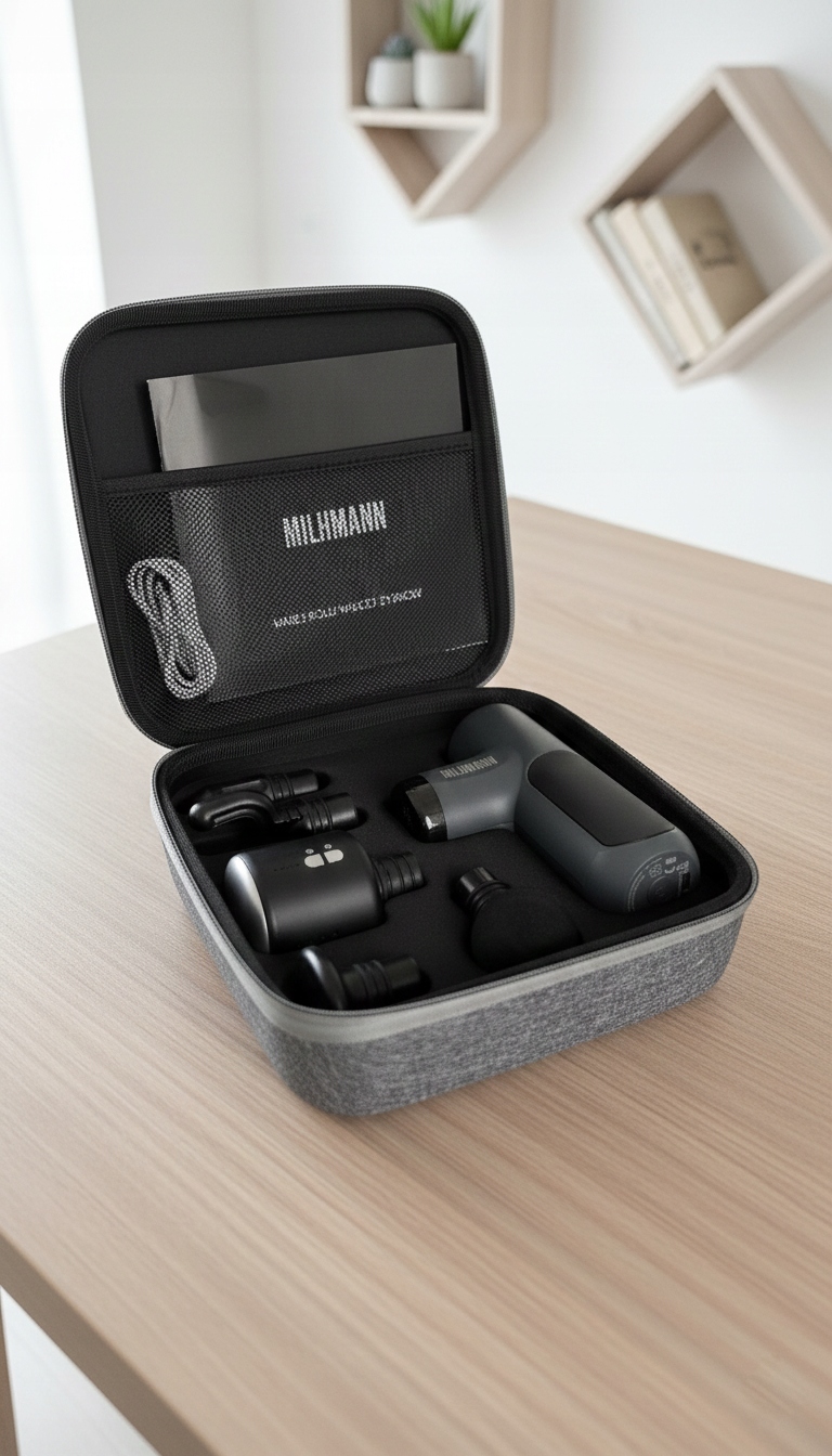 ARBOLEAF Mini Masażer Do Mięśni 5 Końcówek 5 Poziomów 3200 RPM 0,39kg — miniatura 11