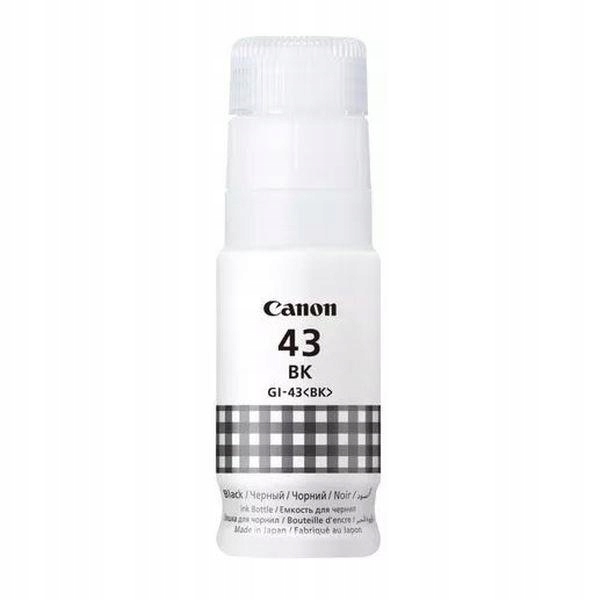 Canon Tusz GI43BK Do Drukarki Pixma G3400 G3500 G4400 G4500 3700STR Wydajny