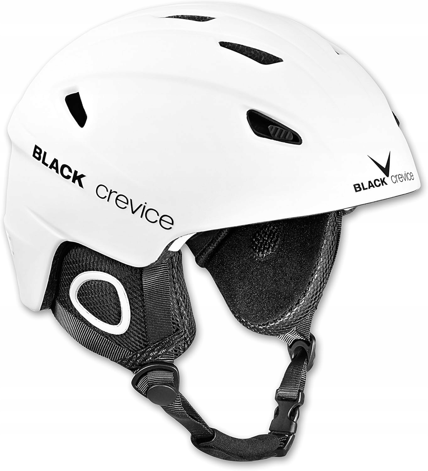 Kask Narciarski Snowboardowy Black Crevice Kitzbuhel XL 61CM Biały