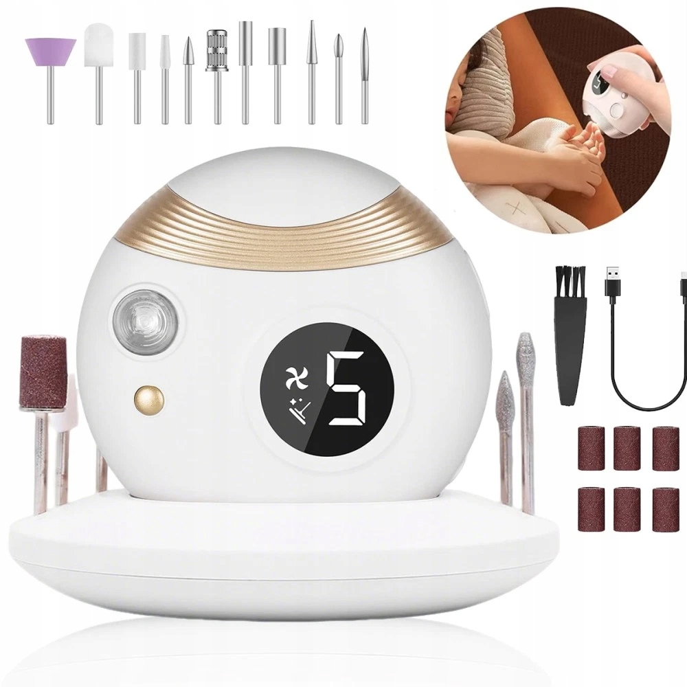 Kleštičky Na Nehty Usb Přenosné Elektrické 2 Nastavitelné Rychlosti