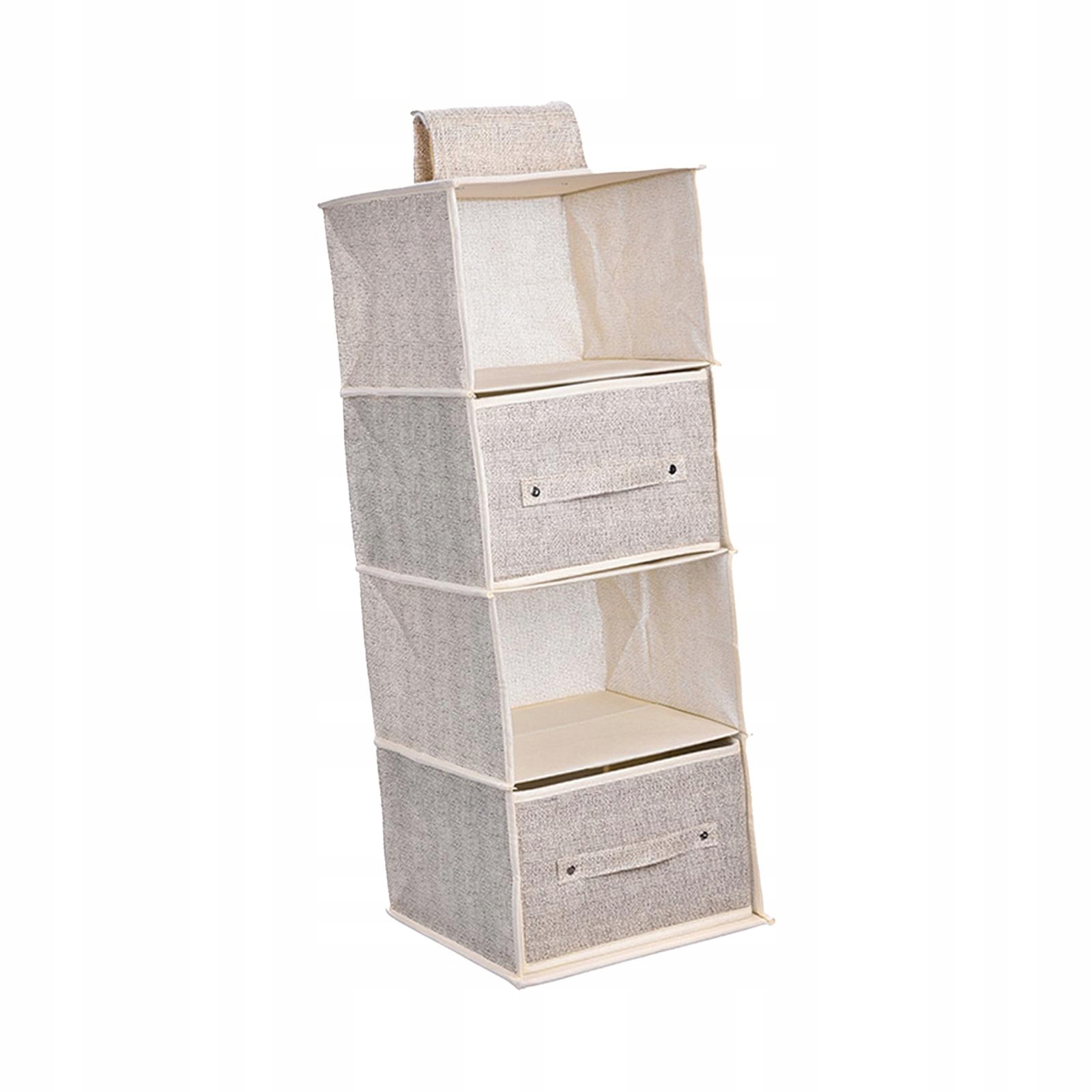 Hanging Closet Organizer with Drawers Heavy Duty Apartment 4 layer